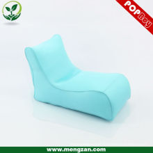 Sandálias mesh fabic longo beanbag sofá, cadeira de saco de feijão